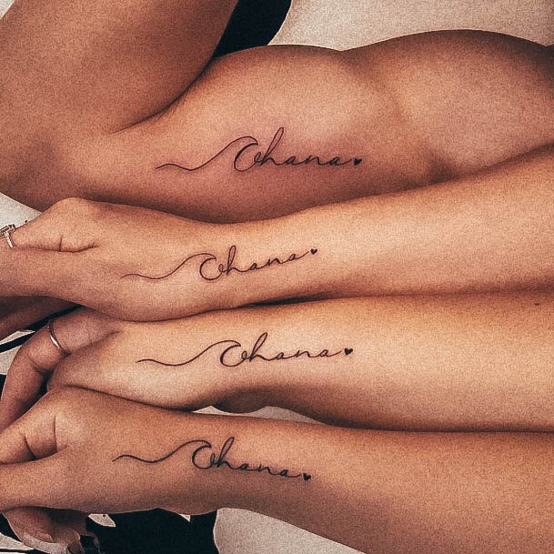 Charming Tattoos For Women Ohana