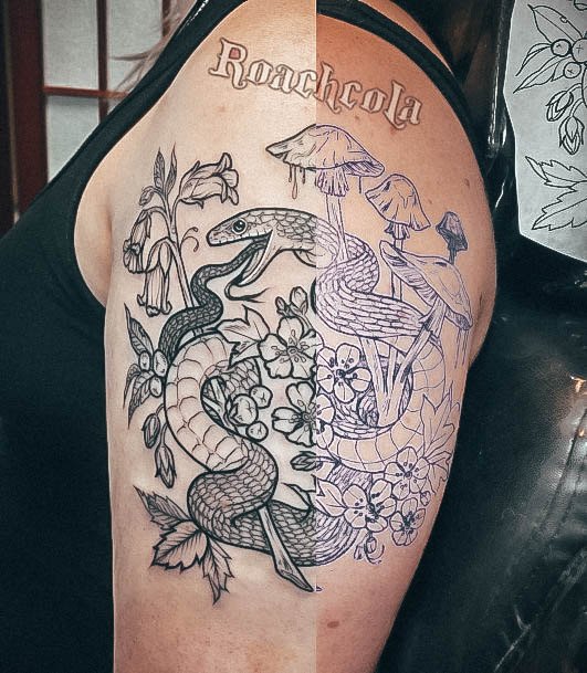 Charming Tattoos For Women Ouroboros