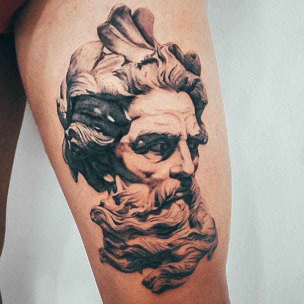 Charming Tattoos For Women Poseidon