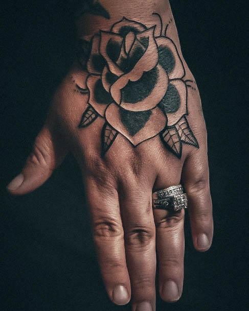 Charming Tattoos For Women Rose Hand