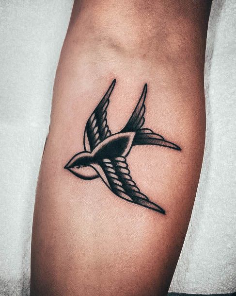 Charming Tattoos For Women Swallow