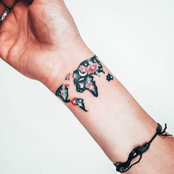 Charming Tattoos For Women Travel