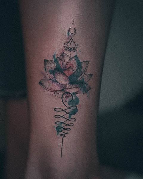 Charming Tattoos For Women Unalome