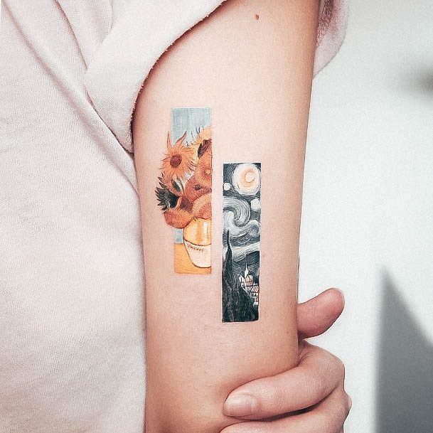 Charming Tattoos For Women Van Gogh