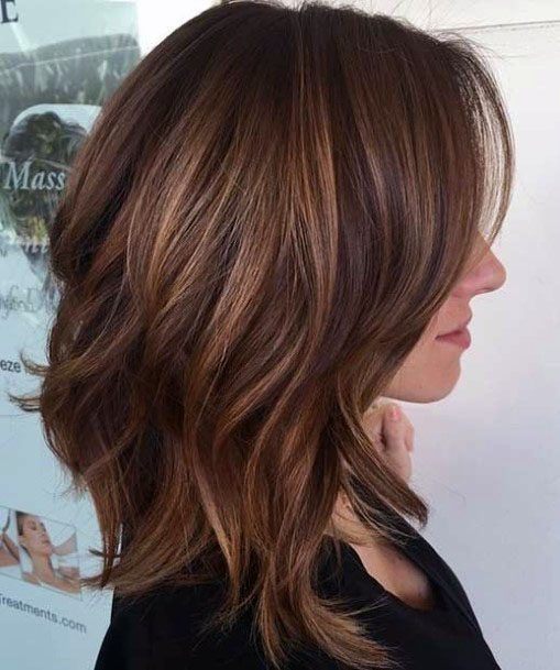 Chci Delicious Brown Layered Hairstyle Women