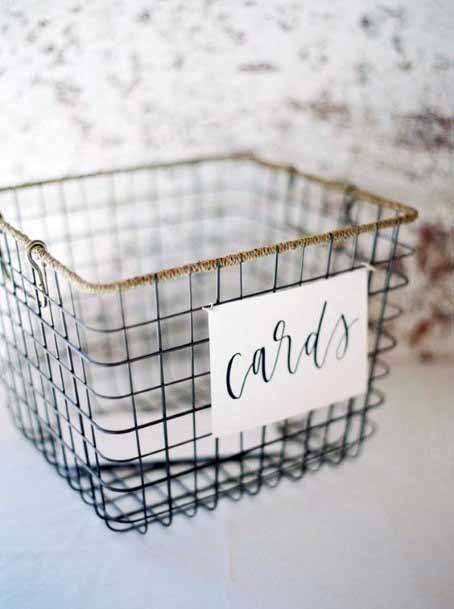 Cheap Wedding Decor Card Basket