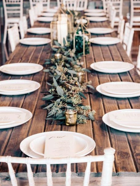 Cheap Wedding Decorations Dinner Table Wood