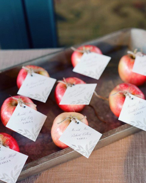 Cheap Wedding Decorations Tagged Apples