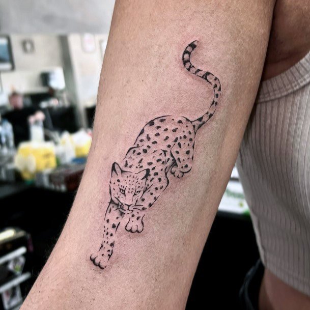 Cheetah Tattoo For Ladies