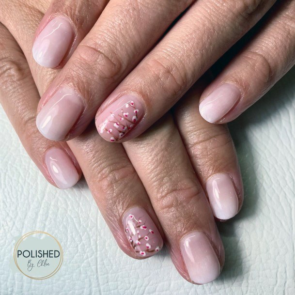 Cherry Blossom Sakura Nail For Ladies