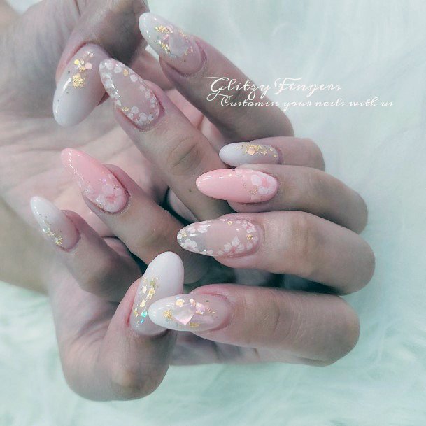 Cherry Blossom Sakura Womens Feminine Cherry Blossom Sakura Nails