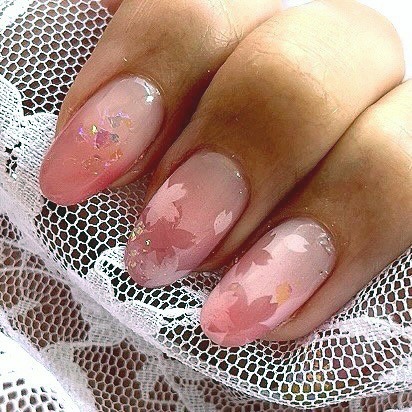 Cherry Blossom Sakura Womens Nails