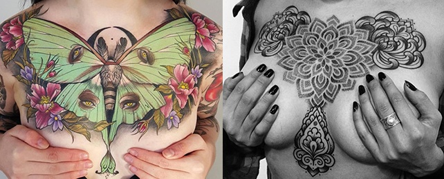Top 100 Best Chest Tattoo Ideas for Women – Cool Female Designs