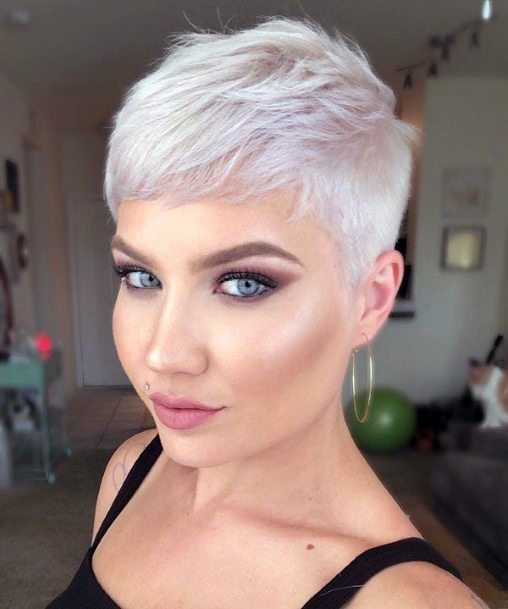 Chic Shaved Pixie Hairstyles For Women