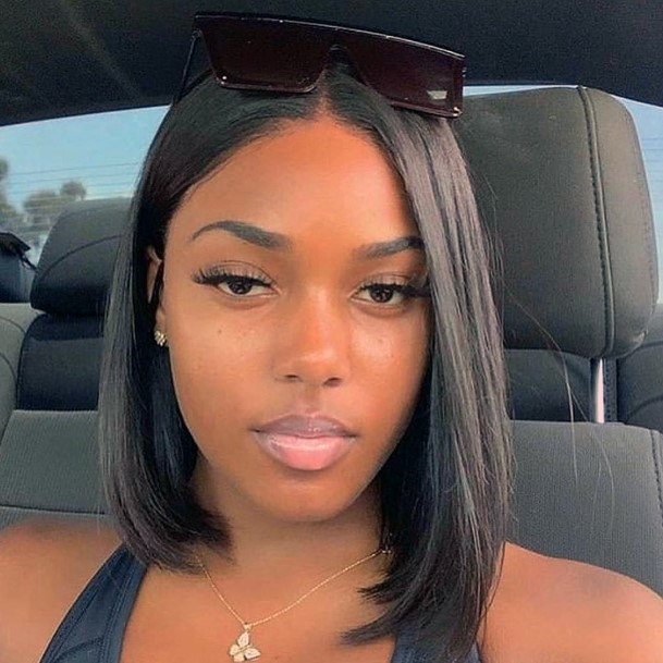 Chic Straight Bob Hairstyles For Black Women