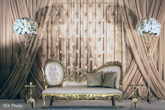 Chic Wedding Stage Decorations