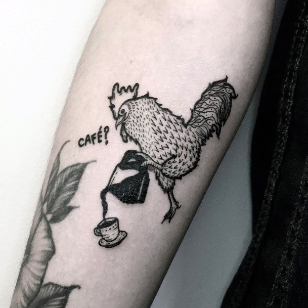 Chicken Looks For Tattoos