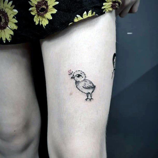 Chicken Tattoos For Girls