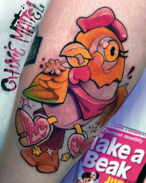 Chicken Womens Tattoo Ideas