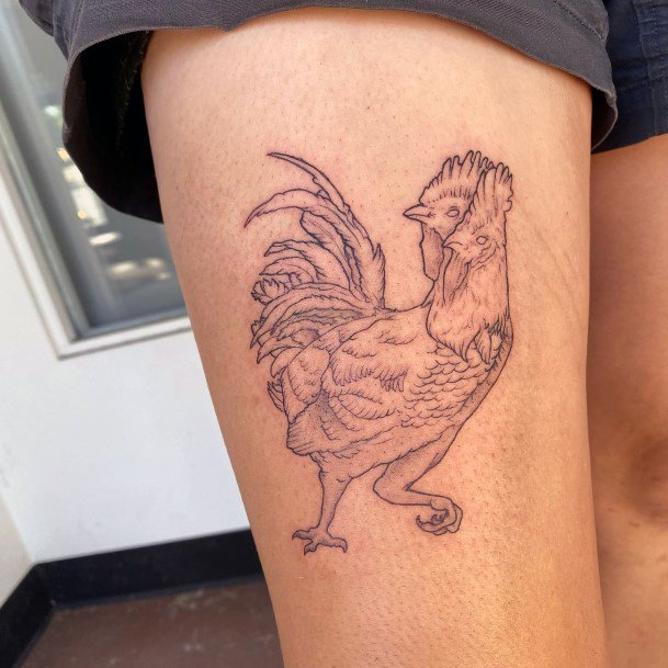 Chicken Womens Tattoos