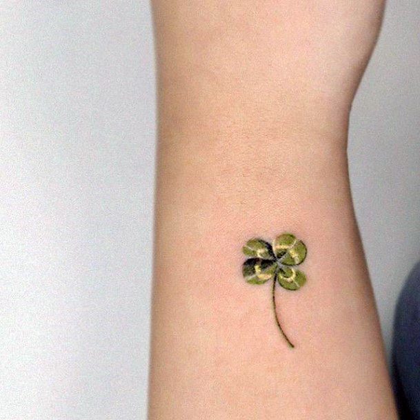 Chmushrooming Tattoos For Women Clover
