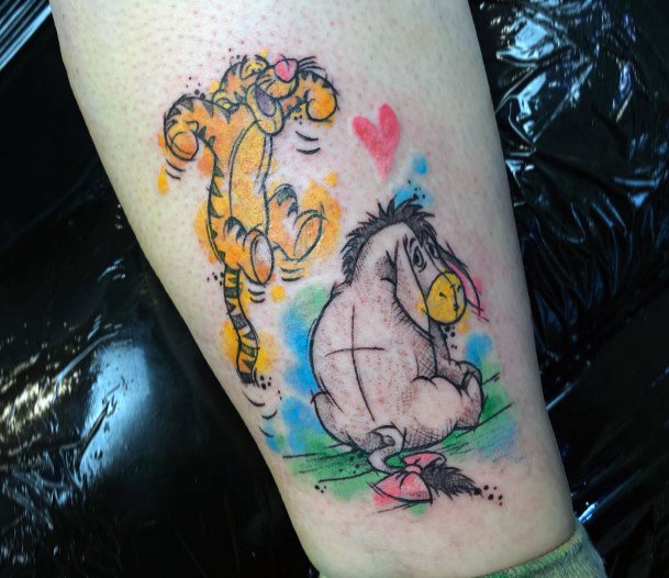 Disney tattoo I did on a lady for her 60th birthday  Im a Vancouver  tattoo artist tiaberrys   rtattoo