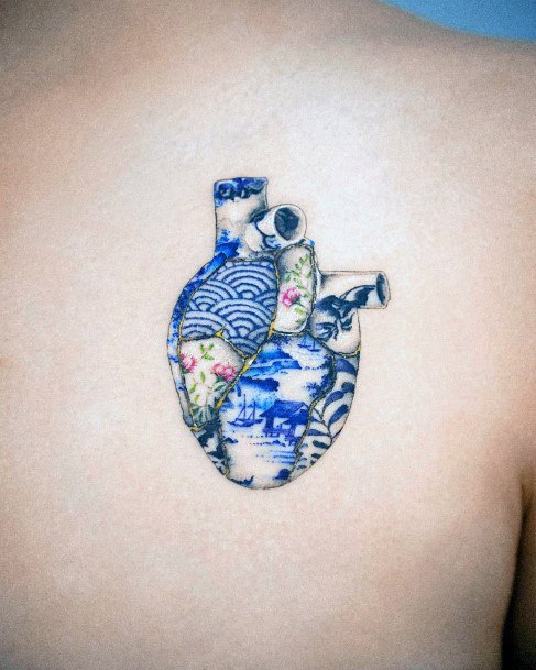 Chmushrooming Tattoos For Women Oriental Plate Porcelain