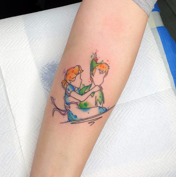 Chmushrooming Tattoos For Women Peter Pan