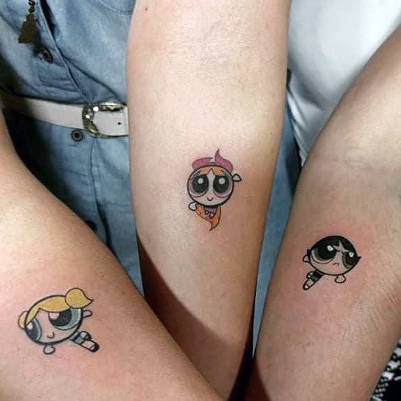 Chmushrooming Tattoos For Women Powerpuff Girls Buttercup