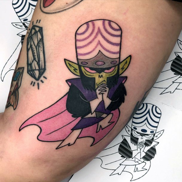 Chmushrooming Tattoos For Women Powerpuff Girls Mojo Jojo