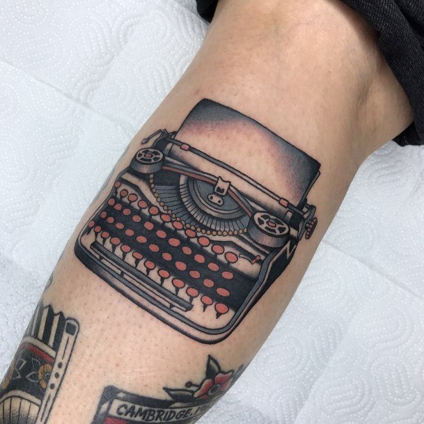 Chmushrooming Tattoos For Women Typewriter