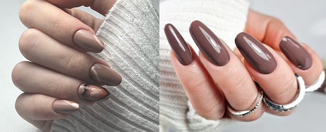 Top 100 Best Chocolate Nails For Women – Cacao Fingernail Design Ideas