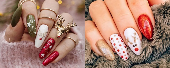 Top 100 Best Christmas Gel Nails For Women – Holiday Design Ideas