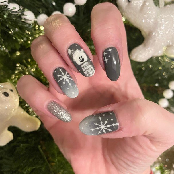 Christmas Gel Womens Nails