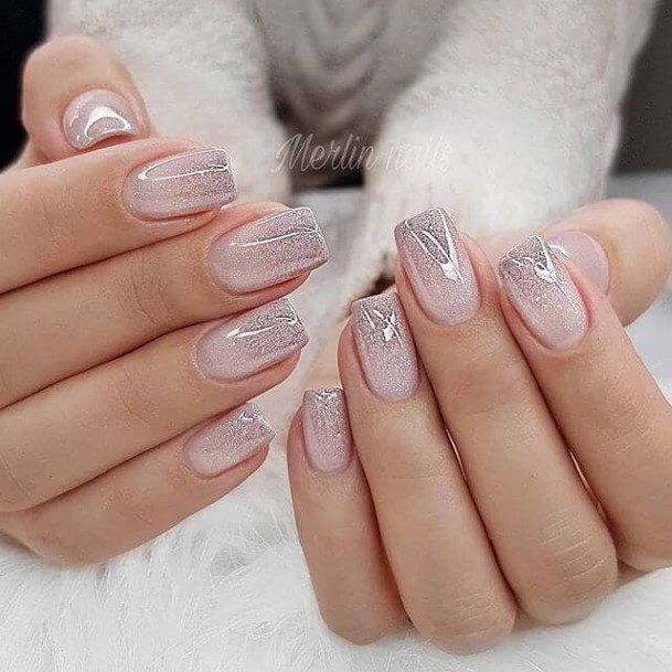 Christmas Ombre Womens Nails