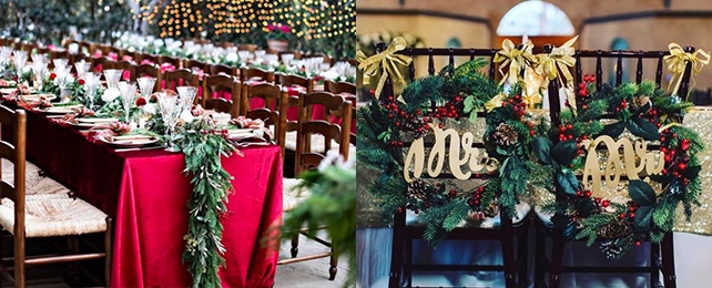 Top 80 Best Christmas Wedding Ideas – Yuletide Decorations