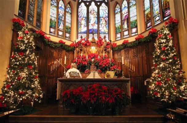 Church Christmas Trees Cheap Wedding Decoration