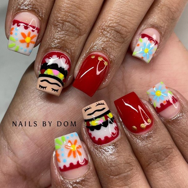 Cinco De Mayo Female Nail Designs