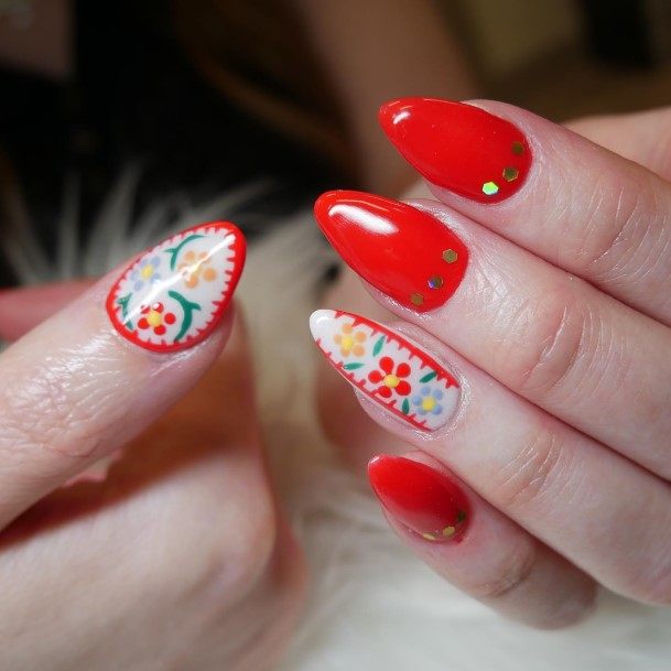 Cinco De Mayo Nail Feminine Designs