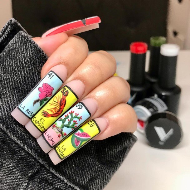 Cinco De Mayo Womens Feminine Cinco De Mayo Nails