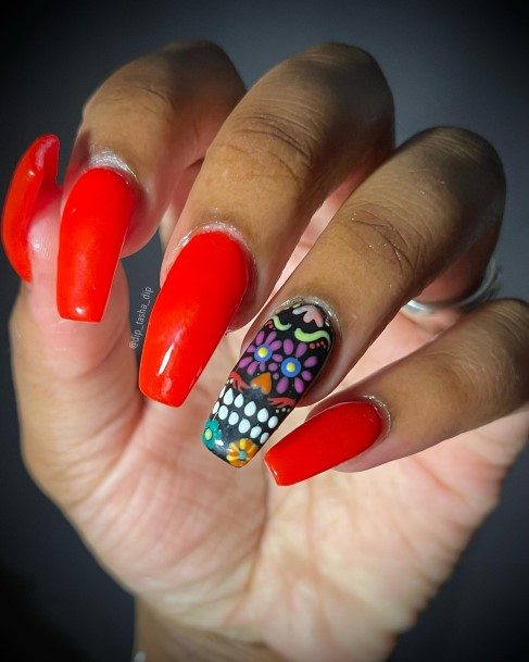 Cinco De Mayoic Womens Cinco De Mayo Nail Designs