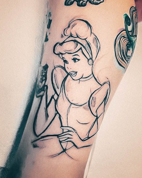 Cinderella Disney Tattoos For Women