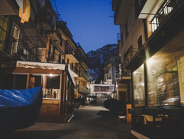 Cinque Terre At Night