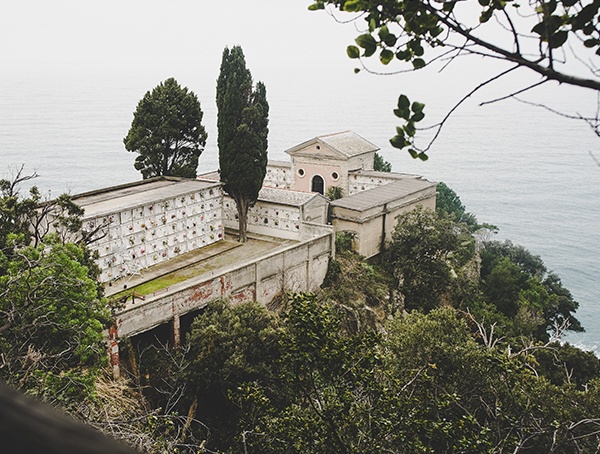 Cinque Terre Old Building By Sea