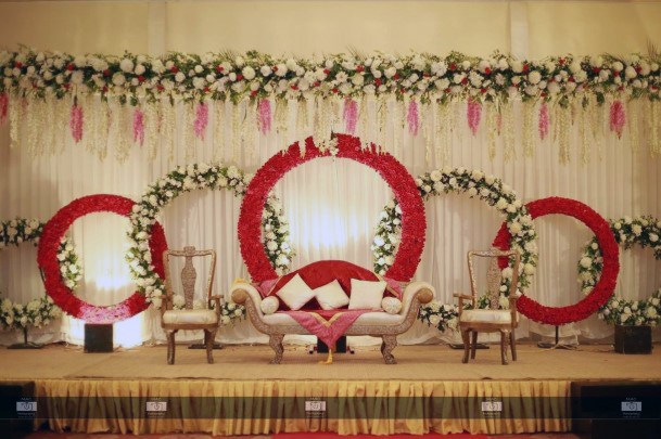 Top 80 Best Wedding Stage Decorations - Newlywed Platform Decor