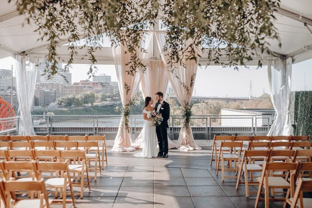 City Backdrop Wedding Ceremony Celebrations