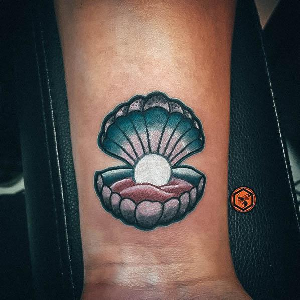 Clam Clam Tattoo Designs For Women