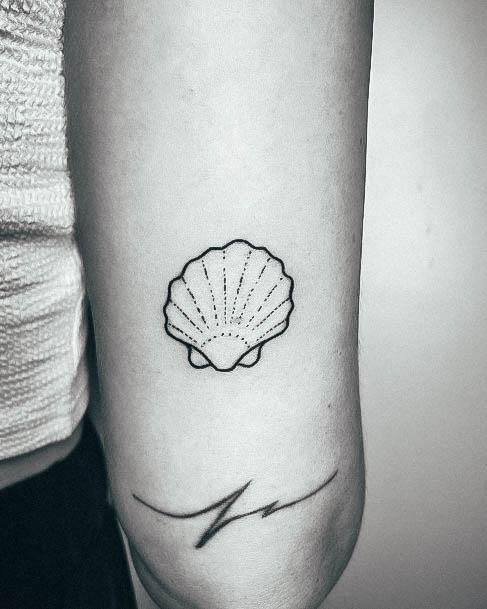 Clam Tattoo Design Inspiration For Women