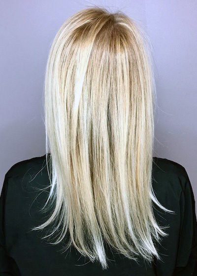 Classic Blonde Hairstyle For Long Thin And Fine Hair