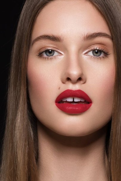 Classic Red Lipstick Looks Women